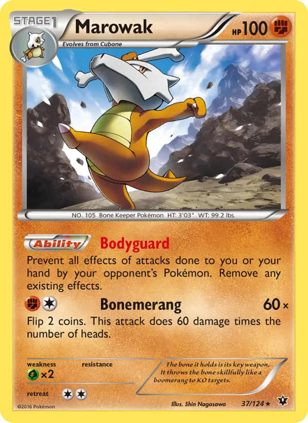 Marowak 37 card from Fates Collide