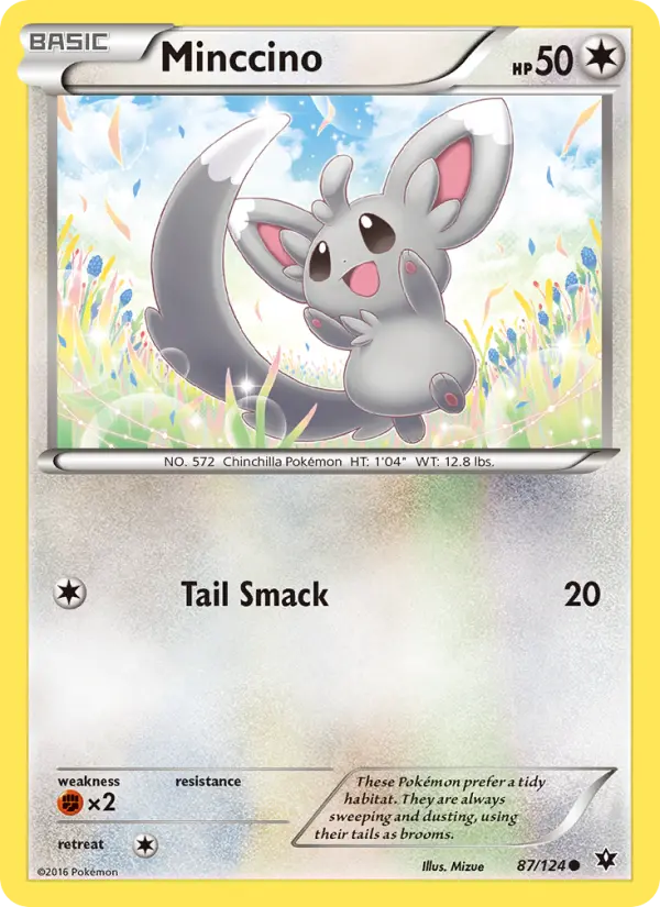 Minccino 87 card from Fates Collide