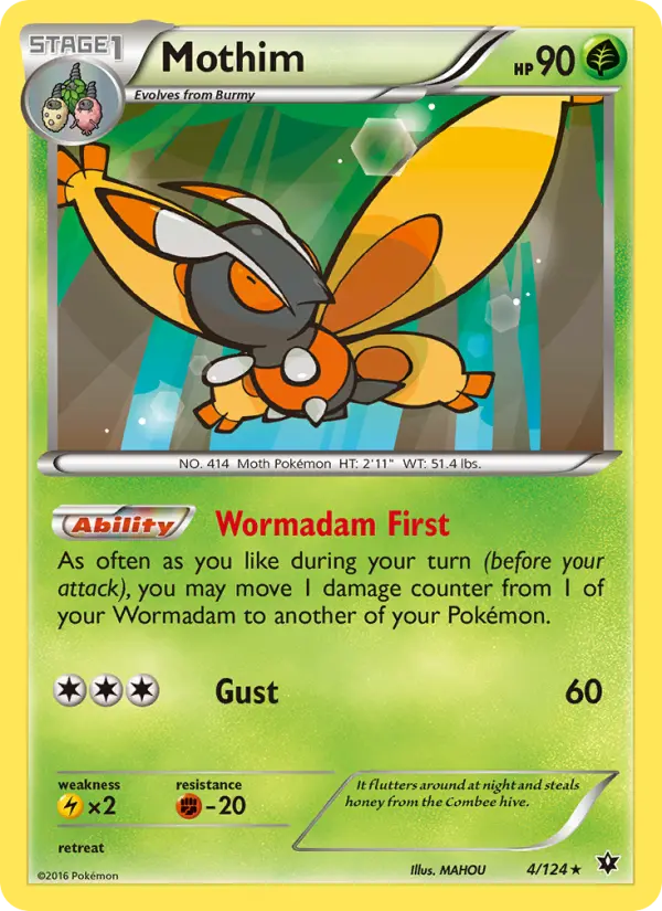 Mothim 4 — Fates Collide 4, Normal finish