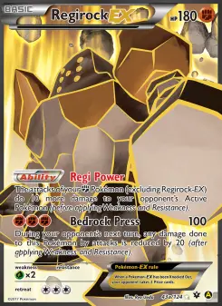Regirock-EX 43a — Fates Collide