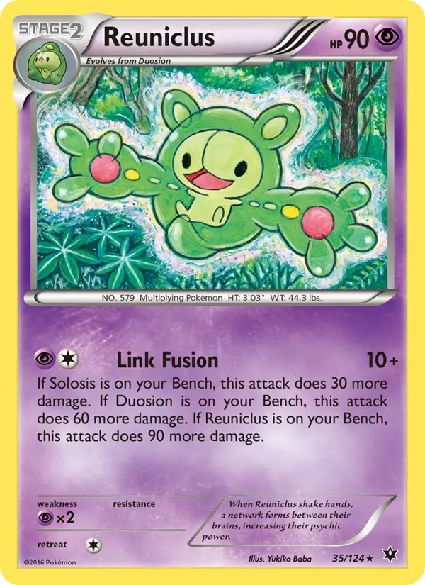 Reuniclus 35 card from Fates Collide