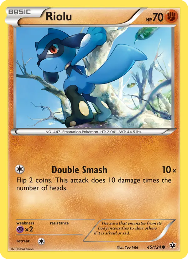 Riolu 45 card from Fates Collide