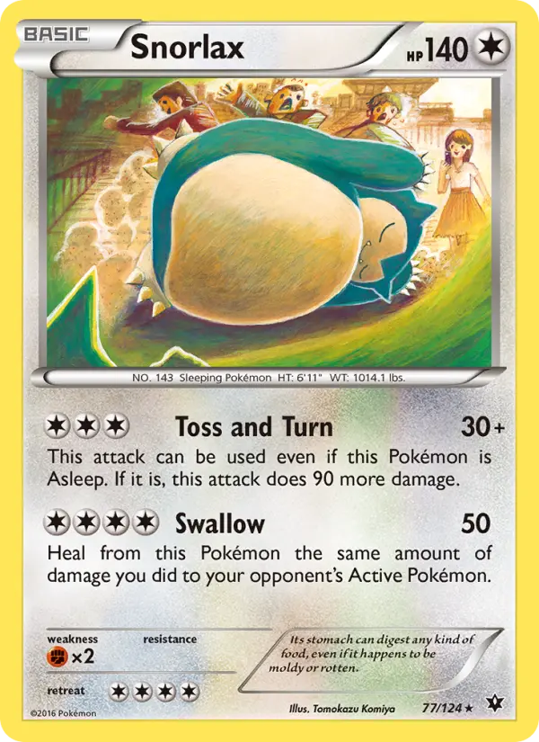 Snorlax 77 — Fates Collide 77, Normal finish