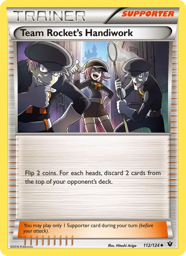 Team Rocket's Handiwork 112 — Fates Collide 112, Normal finish