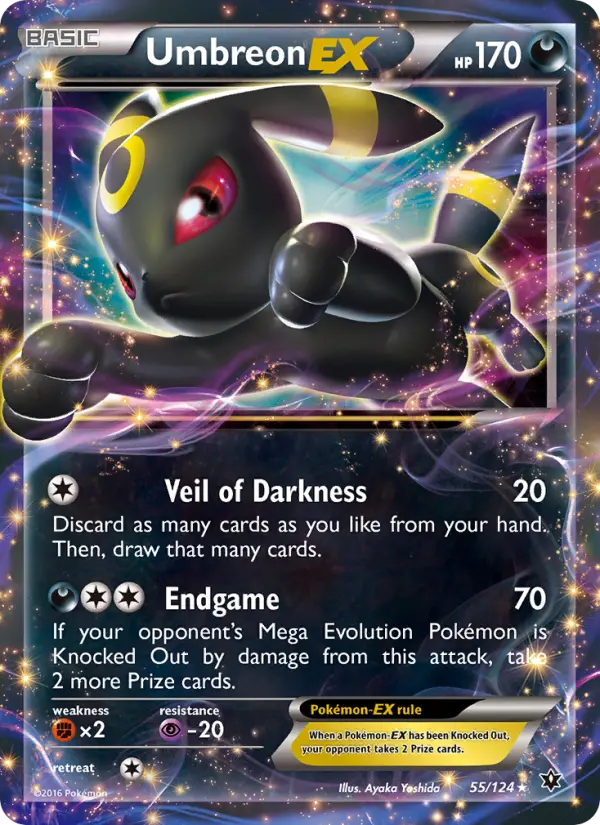 Umbreon-EX 55 — Fates Collide 55, Holofoil finish