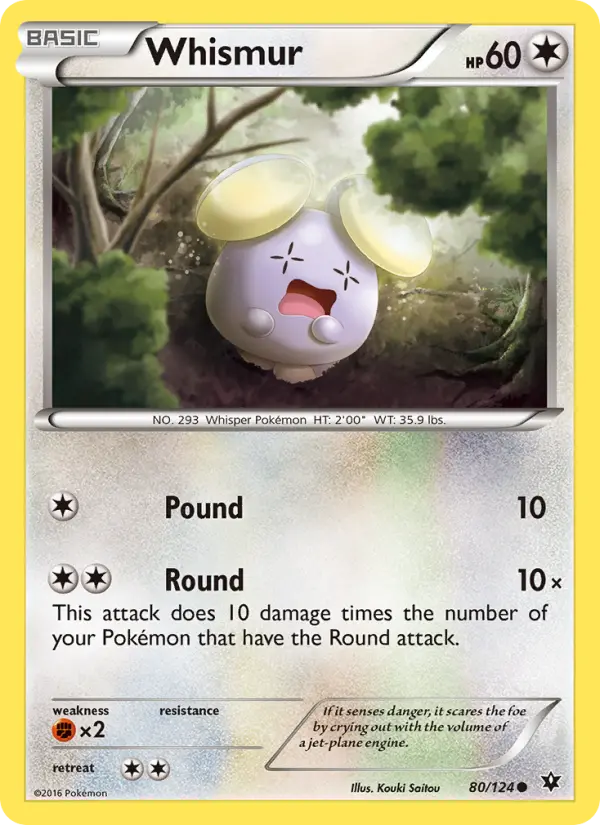Whismur 80 — Fates Collide 80, Normal finish