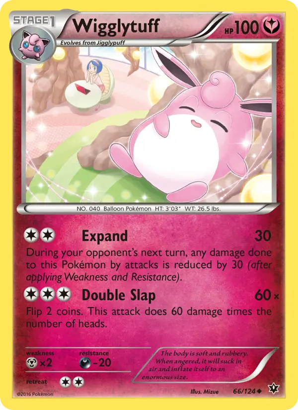 Wigglytuff 66 card from Fates Collide
