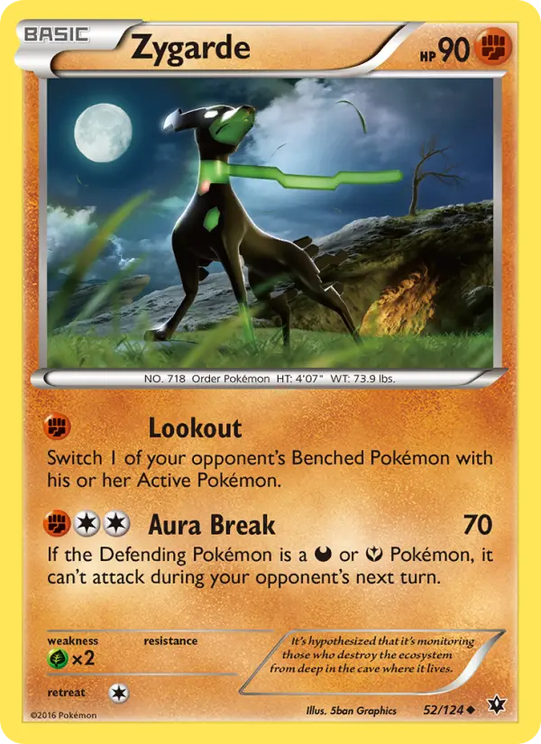 Zygarde 52 — Fates Collide 52, Normal finish