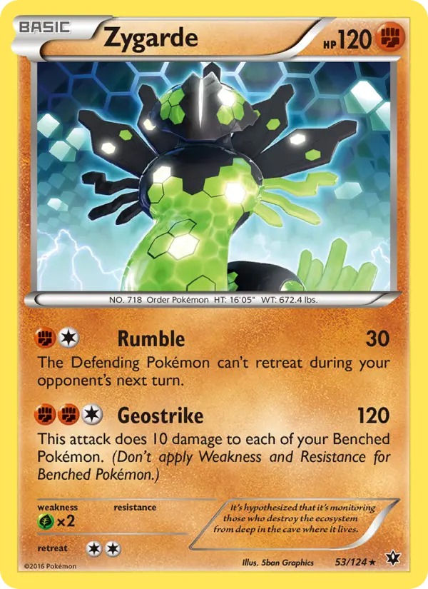 Zygarde 53 — Fates Collide 53, Normal finish