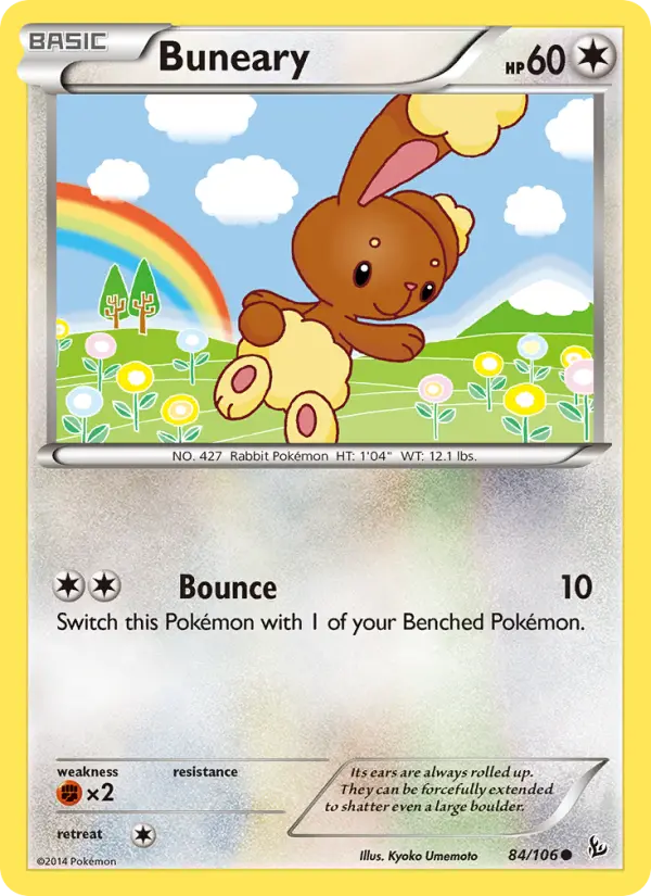 Buneary 84 — Flashfire 84, Normal finish
