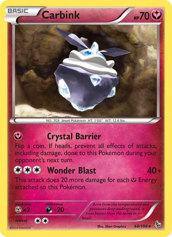Carbink 68 card from Flashfire