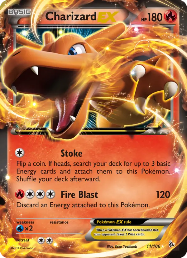 Charizard-EX 11 card from Flashfire
