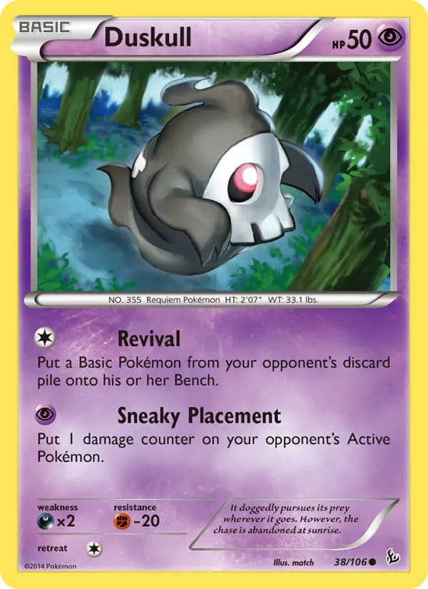 Duskull 38 — Flashfire 38, Normal finish