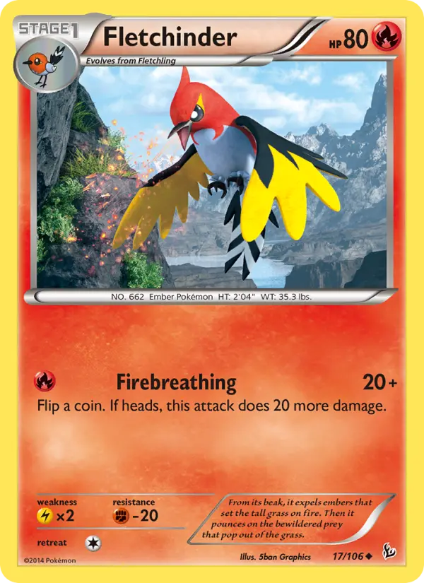 Fletchinder 17 — Flashfire 17, Normal finish