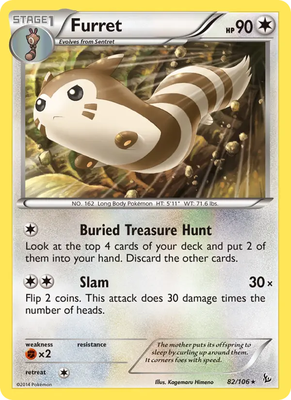 Furret 82 — Flashfire 82, Normal finish
