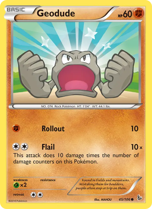 Geodude 45 — Flashfire 45, Normal finish