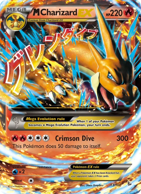 M Charizard-EX 13 card from Flashfire