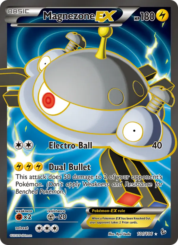 Magnezone-EX 101 card from Flashfire