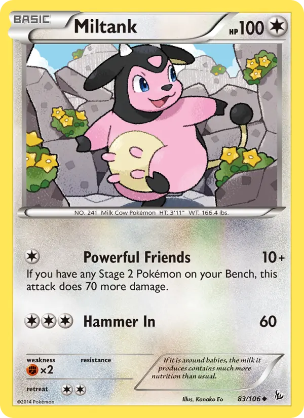 Miltank 83 — Flashfire 83, Normal finish