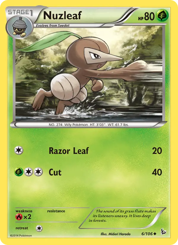 Nuzleaf 6 — Flashfire 6, Normal finish