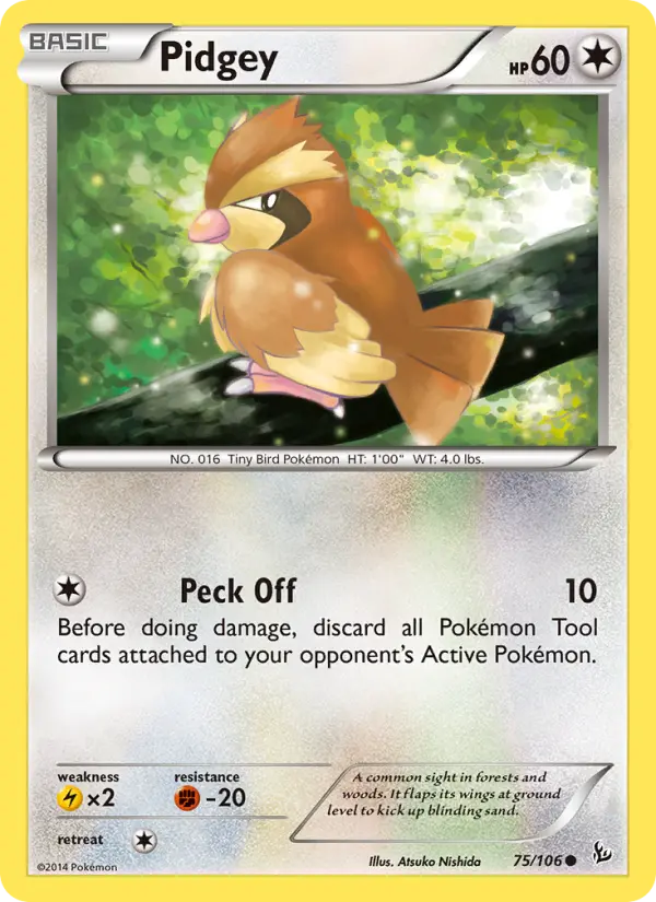 Pidgey 75 — Flashfire 75, Normal finish