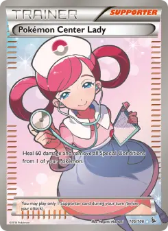 Pokémon Center Lady 105 — Flashfire