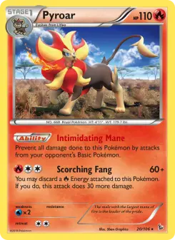 Pyroar 20 — Flashfire
