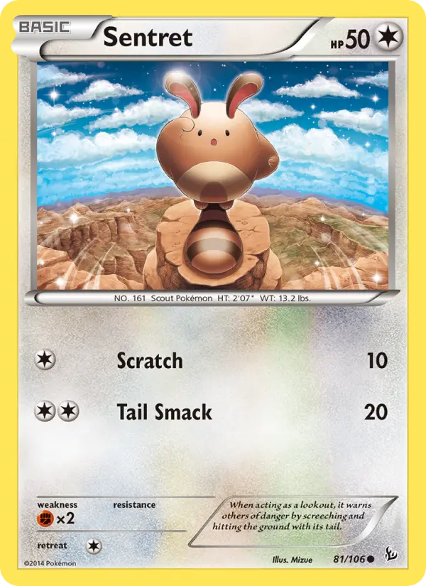 Sentret 81 card from Flashfire