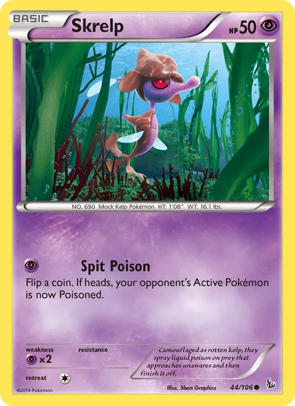 Skrelp 44 card from Flashfire