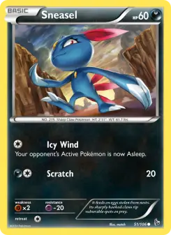 Sneasel — Flashfire #51
