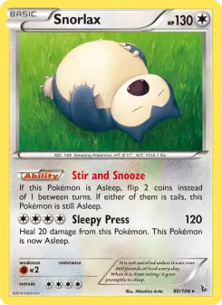 Snorlax 80 — Flashfire