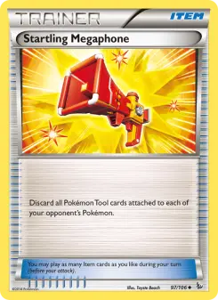Startling Megaphone 97 — shown as an example of the Reverse Holofoil finish