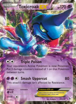 Toxicroak-EX 41 — Flashfire