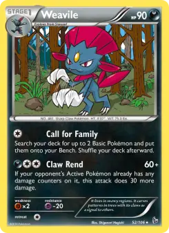 Weavile 52 — Flashfire