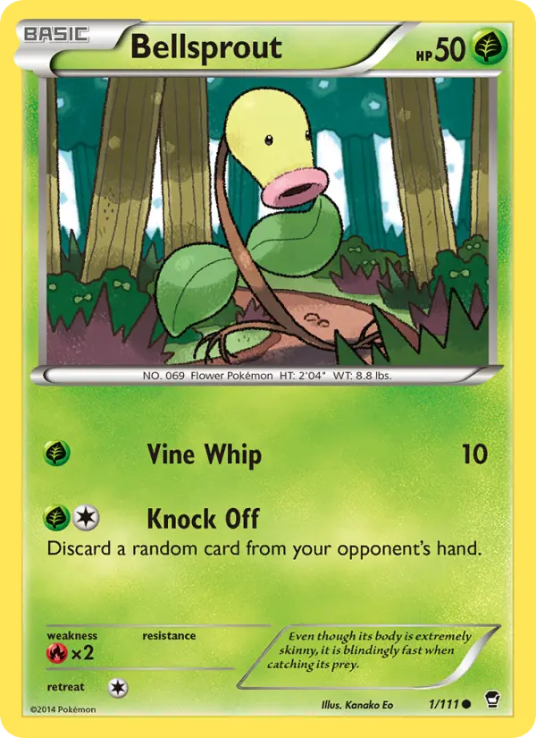 Bellsprout 1 card from Furious Fists