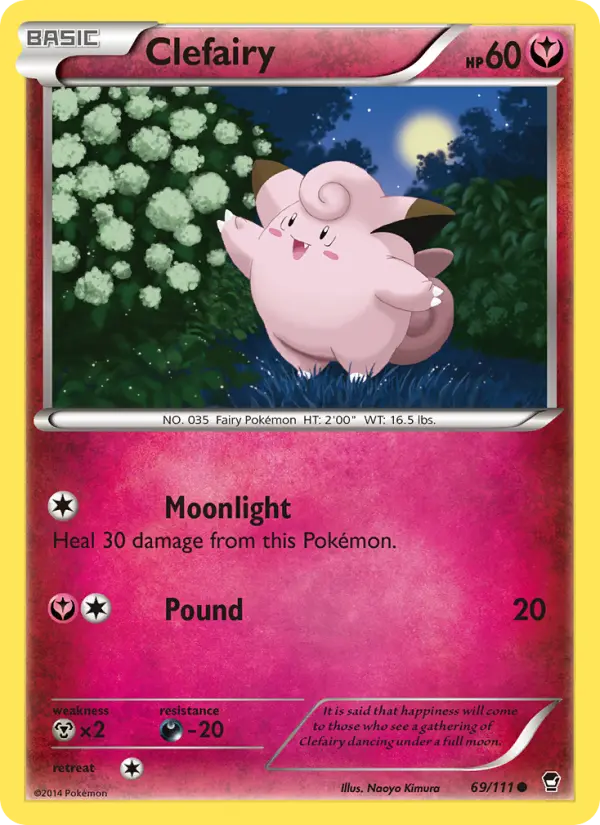 Clefairy 69 — Furious Fists 69, Normal finish