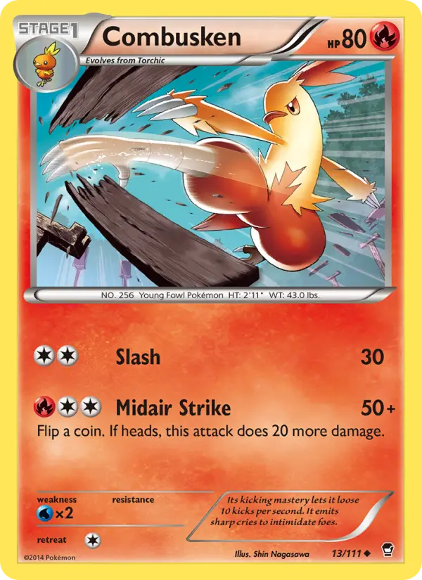 Combusken 13 card from Furious Fists