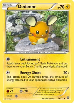 Dedenne — Furious Fists #34