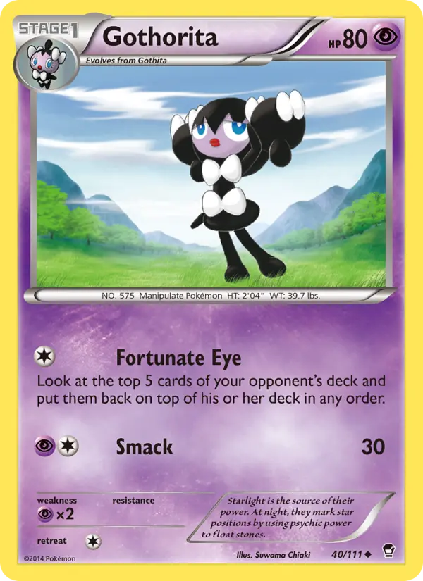 Gothorita 40 card from Furious Fists