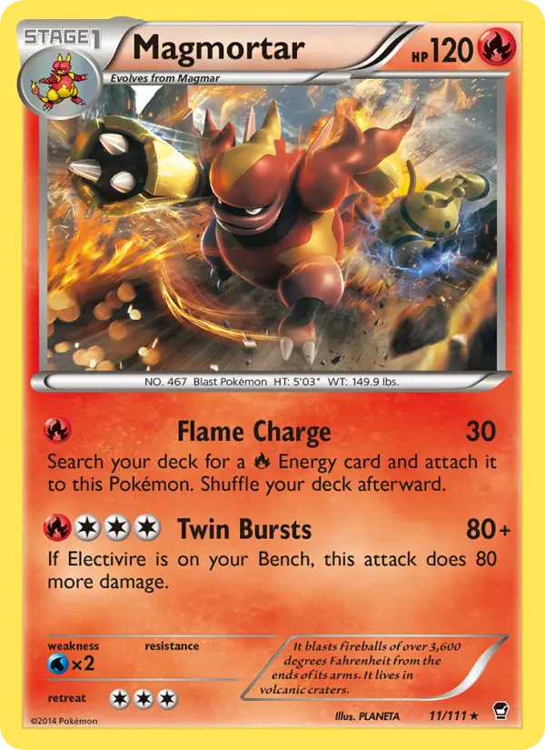 Magmortar 11 — Furious Fists 11, Normal finish