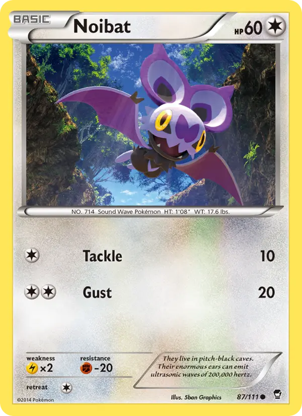 Noibat 87 card from Furious Fists