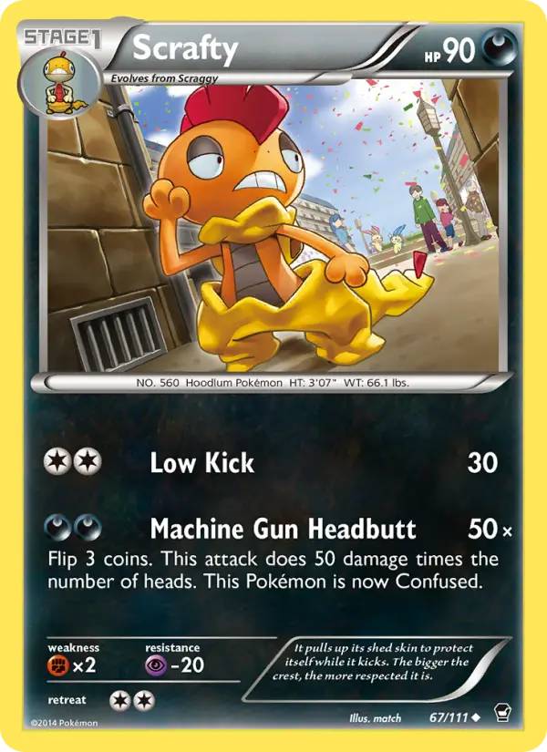 Scrafty 67 — Furious Fists 67, Normal finish