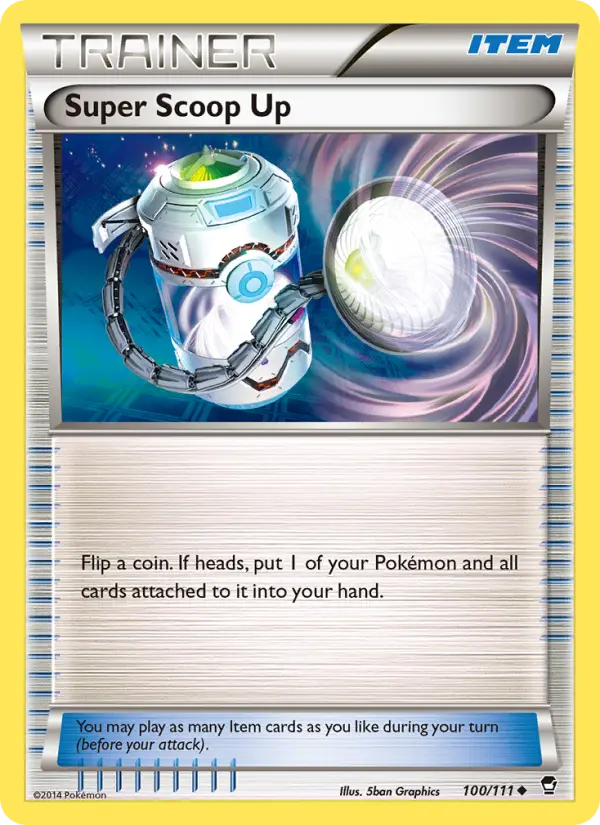 Super Scoop Up 100 card from Furious Fists