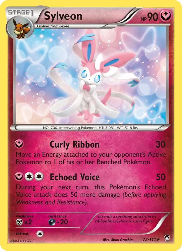Sylveon 72 card from Furious Fists