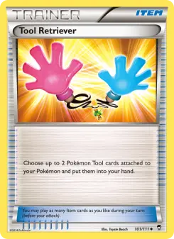 Tool Retriever 101 — shown as an example of the Reverse Holofoil finish