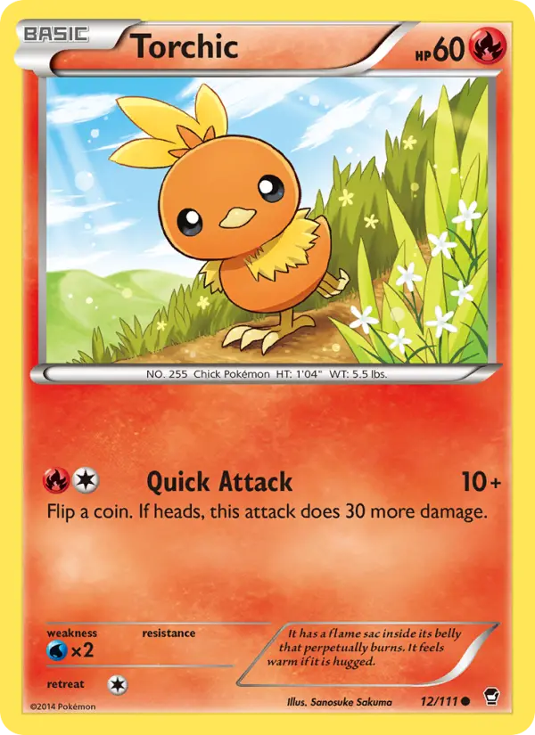 Torchic 12 — Furious Fists 12, Normal finish
