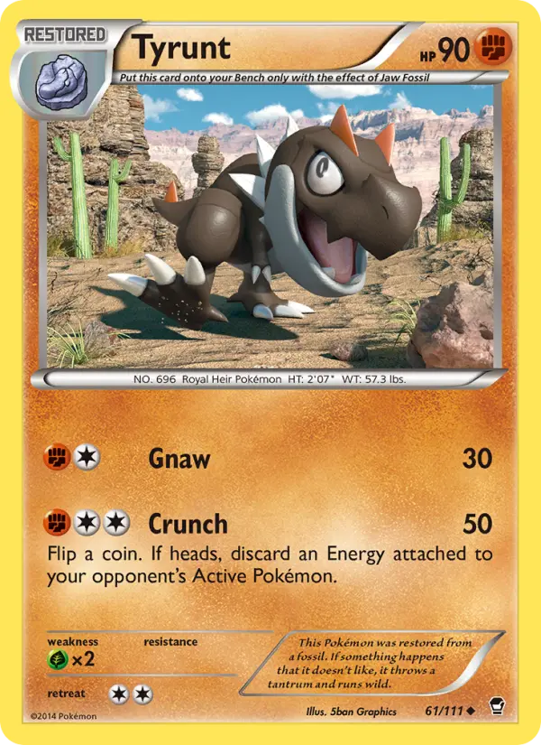 Tyrunt 61 — Furious Fists 61, Normal finish