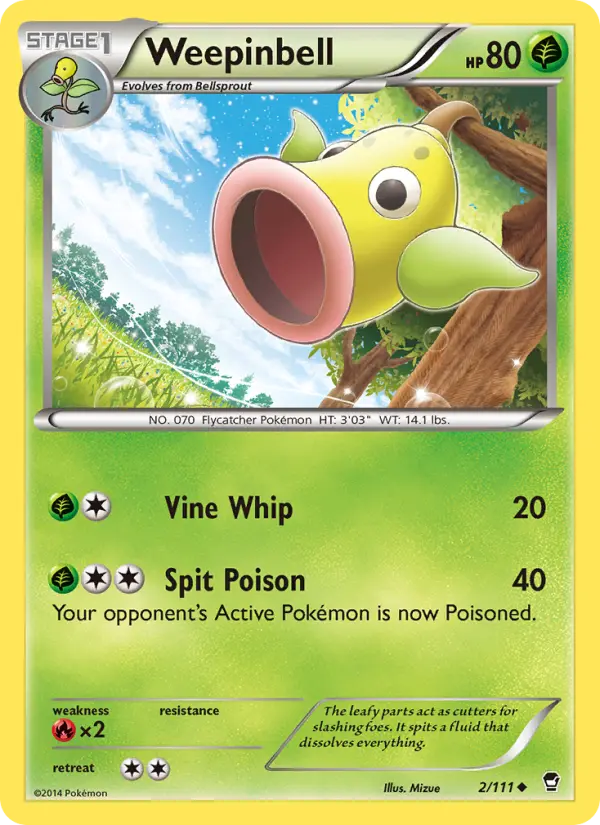 Weepinbell 2 — Furious Fists 2, Normal finish