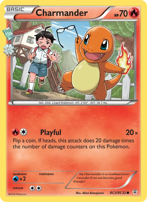 Charmander RC3 card from Generations