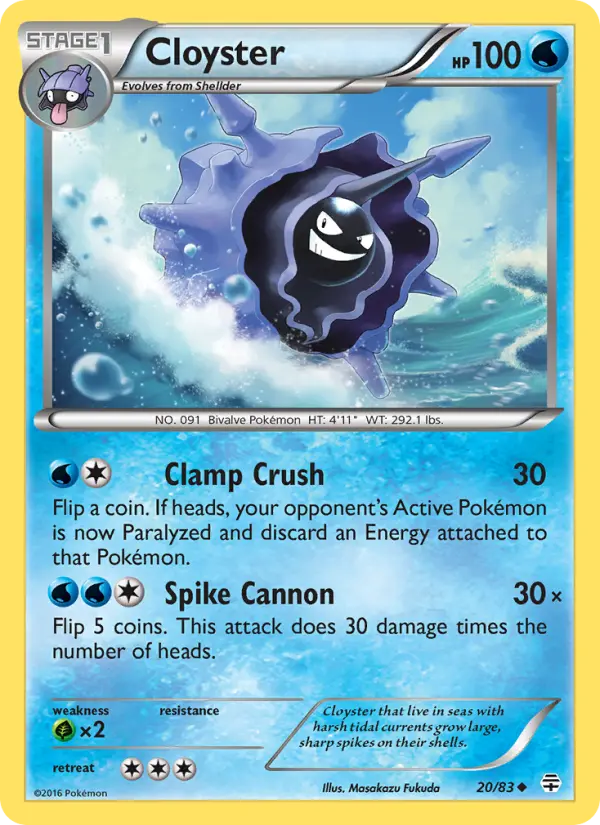 Cloyster 20 — Generations 20, Normal finish